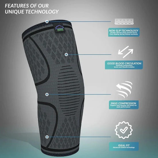 Knee Support Sleeve |  Gentle Compression & Joint Comfort ❤️